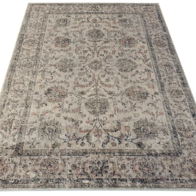 Stück Teppich 120x170 cm FRANCO - blau / beige