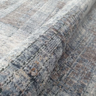 Stück Teppich 120x170 cm FRANCO - blau / weiß