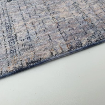 Stück Teppich 120x170 cm FRANCO - blau / weiß