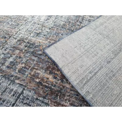 Stück Teppich 120x170 cm FRANCO - blau / weiß