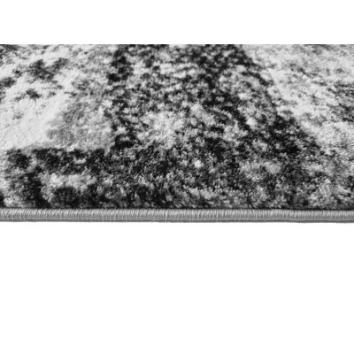 Teppich 140x190 cm DEMIAN - grau/weiß