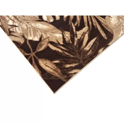 Gemusterter Stückteppich 140x190 cm DEMIAN - braun / beige