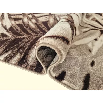 Gemusterter Stückteppich 140x190 cm DEMIAN - braun / beige