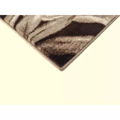 Gemusterter Stückteppich 140x190 cm DEMIAN - braun / beige