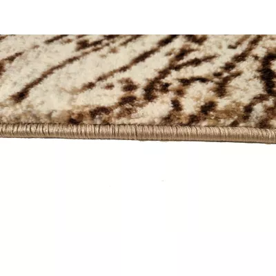 Moderner Stückteppich 160x220 cm DEMIAN - braun / beige / schwarz
