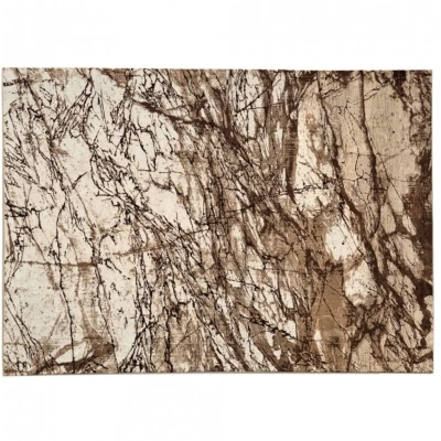 Moderner Stückteppich 160x220 cm DEMIAN - braun / beige / schwarz