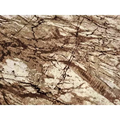 Moderner Stückteppich 160x220 cm DEMIAN - braun / beige / schwarz