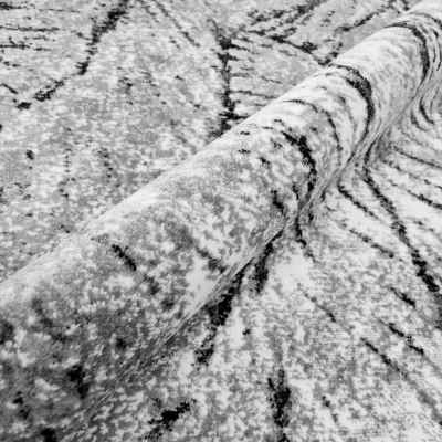 Moderner Stückteppich 200x290 cm DEMIAN - grau/schwarz