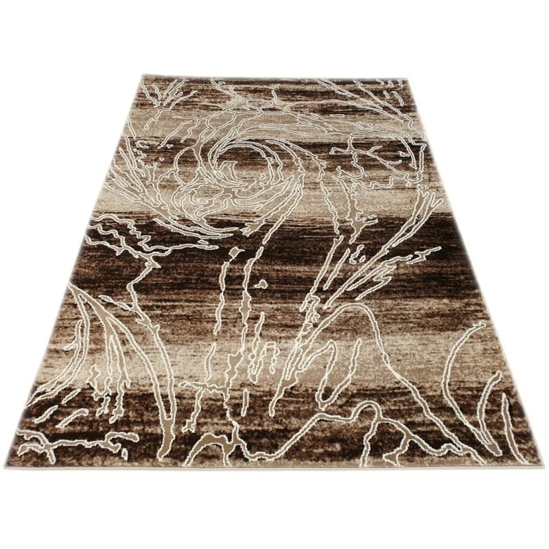 Moderner Stückteppich 200x290 cm DEMIAN - beige / braun