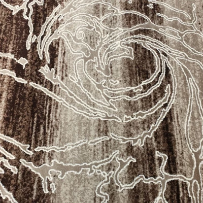 Moderner Stückteppich 200x290 cm DEMIAN - beige / braun