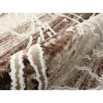 Moderner Stückteppich 200x290 cm DEMIAN - beige / braun