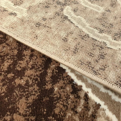 Moderner Stückteppich 200x290 cm DEMIAN - beige / braun