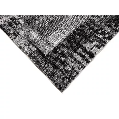 Teppich 200x290 cm DEMIAN - grau / weiß / schwarz