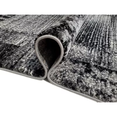 Teppich 200x290 cm DEMIAN - grau / weiß / schwarz