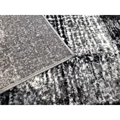 Teppich 200x290 cm DEMIAN - grau / weiß / schwarz