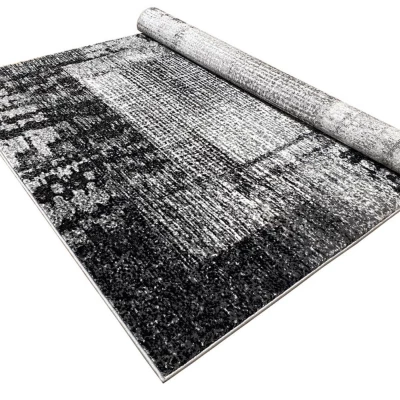 Teppich 200x290 cm DEMIAN - grau / weiß / schwarz