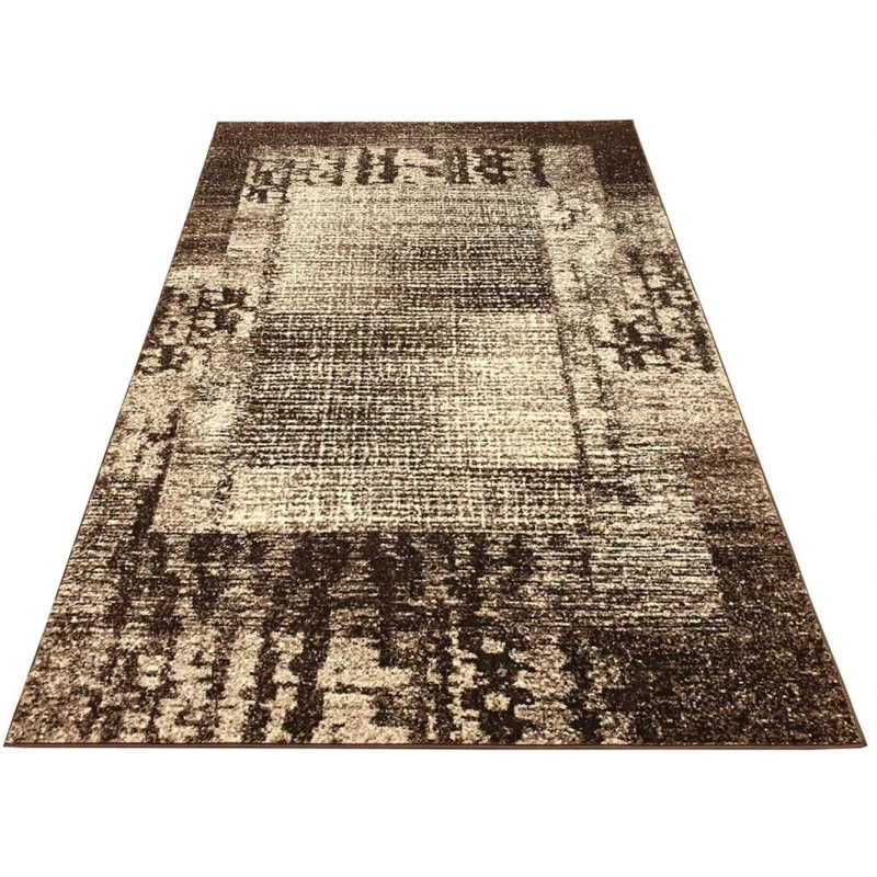 Teppich 80x150 cm DEMIAN - braun / beige