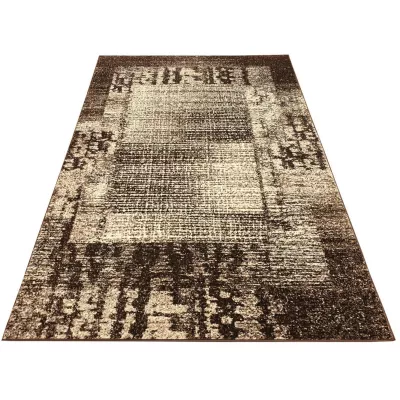Teppich 80x150 cm DEMIAN - braun / beige