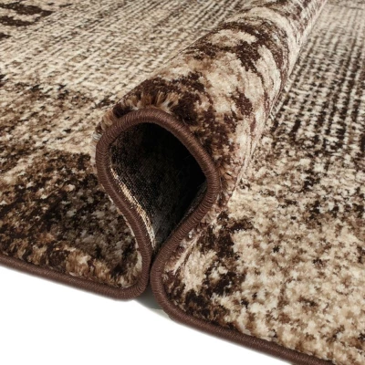Teppich 80x150 cm DEMIAN - braun / beige