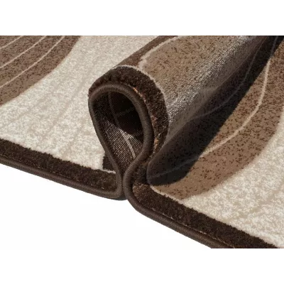 Moderner Stückteppich 200x290 cm DEMIAN - braun / beige