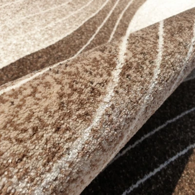 Moderner Stückteppich 200x290 cm DEMIAN - braun / beige