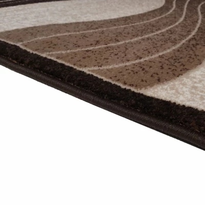 Moderner Stückteppich 200x290 cm DEMIAN - braun / beige