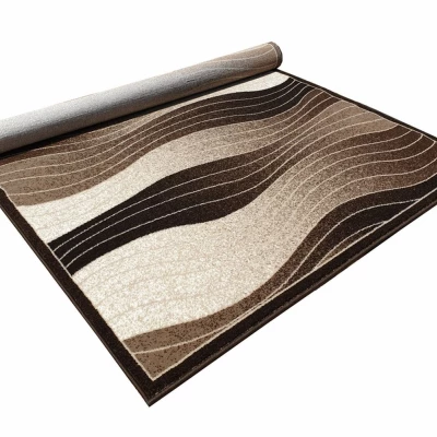 Moderner Stückteppich 200x290 cm DEMIAN - braun / beige