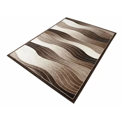 Moderner Stückteppich 80x150 cm DEMIAN - braun / beige