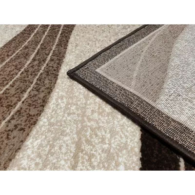 Moderner Stückteppich 80x150 cm DEMIAN - braun / beige