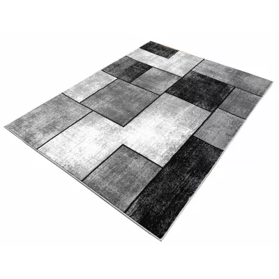 Teppich 200x290 cm DEMIAN - grau / schwarz / weiß