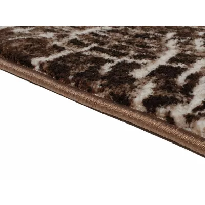 Abstrakter Teppich 240x330 cm DEMIAN - braun/beige