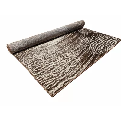 Abstrakter Teppich 240x330 cm DEMIAN - braun/beige