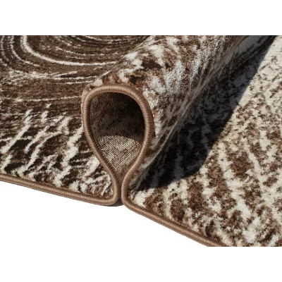 Abstrakter Stückteppich 200x290 cm DEMIAN - braun / beige
