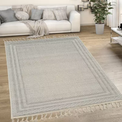 Teppich 80x250 cm ERWIN rechteckig - creme