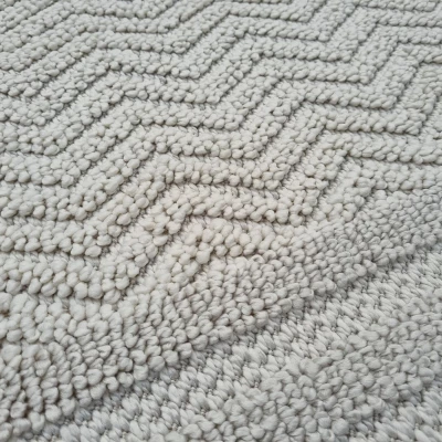 Teppich 80x250 cm ERWIN rechteckig - creme