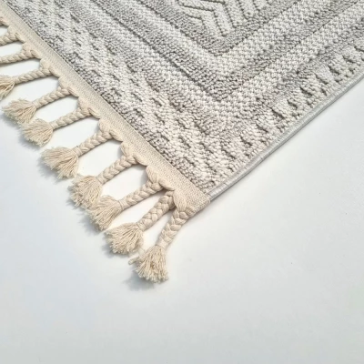 Teppich 80x250 cm ERWIN rechteckig - creme