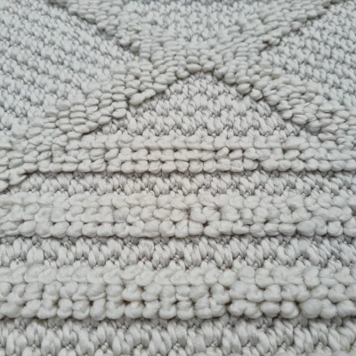 Teppich 180x260 cm ERWIN gemustert - creme