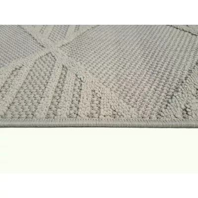 Teppich 180x260 cm ERWIN gemustert - creme