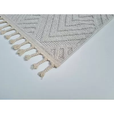 Gemusterter Stückteppich 200x290 cm ERWIN - creme