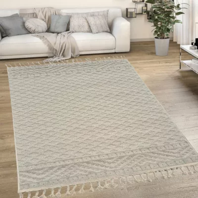 Rechteckiger Teppich 180x260 cm ERWIN - creme