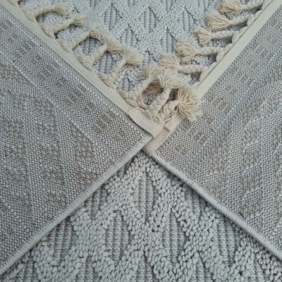 Rechteckiger Teppich 180x260 cm ERWIN - creme