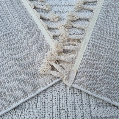 Stück Teppich 200x290 cm ERWIN - creme