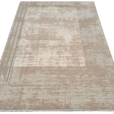Rechteckiger Teppich DALAN, 240 x 330 cm, cremefarben