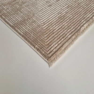 Rechteckiger Teppich DALAN, 240 x 330 cm, cremefarben