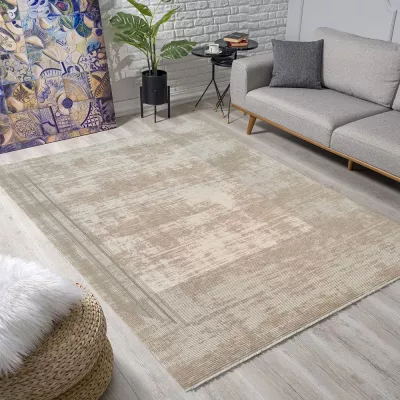 Stück Teppich 160x230 cm DALAN rechteckig - creme