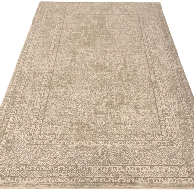 Gemusterter Stückteppich 160x230 cm DALAN - creme