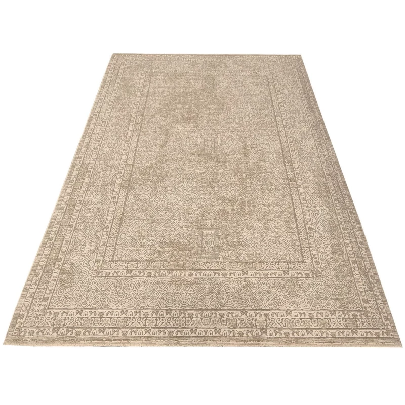 Gemusterter Stückteppich 160x230 cm DALAN - creme