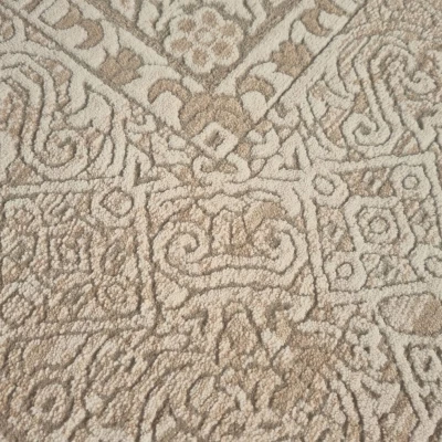 Gemusterter Stückteppich 160x230 cm DALAN - creme