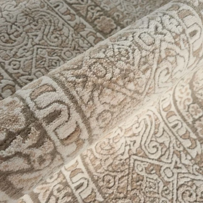 Gemusterter Stückteppich 160x230 cm DALAN - creme