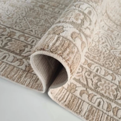 Gemusterter Stückteppich 160x230 cm DALAN - creme